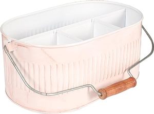 ที่วางภาชนะโลหะชุบสังกะสีสีขาว 4 ช่องห้องครัวร้านอาหารโรงแรมปิกนิกแคดดี้ - Product Image 2