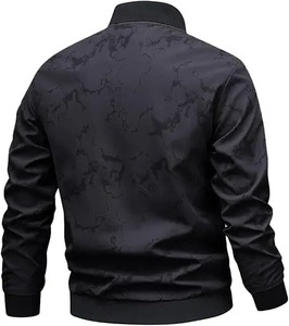 Soft <b>Lining</b> Strong Zip Bomber <b>Jacket</b> Relaxed Fit Casual Shape Wind Protection Everyday Style Bomber <b>Jacket</b> - Product Image 2