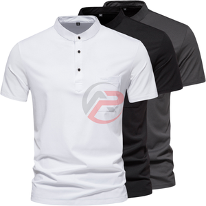 เสื้อโปโลผู้ชายแบบแห้งเร็วเสื้อโปโลผ้าฝ้ายไซส์ใหญ่พิเศษระบายอากาศได้ดี - Product Image 1