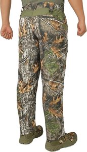 Pantalon de chasse classique imperméable, tissu en coton/nylon multicolores, fermeture éclair et bouton, poches avant/arrière, tactique - Product Image 4