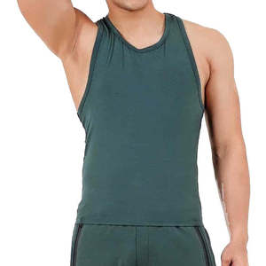 เสื้อแขนกุดระบายอากาศสำหรับผู้ชายเสื้อกล้ามไซส์ใหญ่พิเศษจากปากีสถานสำหรับเล่นยิมฟิตเนส - Product Image 5