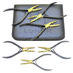 Pince d'extension de cheveux pour micro anneaux et outil de suppression de liens adapté au salon de coiffure Mini pince à nez aiguille - Product Image 4