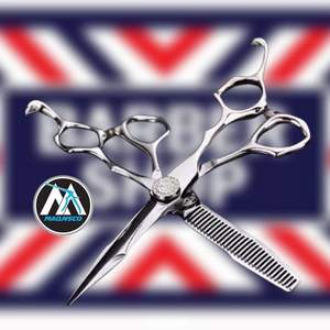 กรรไกรตัดผมสแตนเลสแบบมืออาชีพประเภทความงาม - Product Image 3