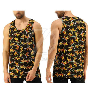 Quick Dry Breathable Knitted Casual Eco-Friendly Sublimation Tank <b>Top</b> for Men-Wholesale <b>Low</b> Price Workout Wear - Product Image 4