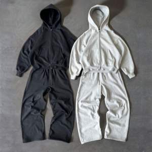 Survêtement tendance pour homme, lavage à l'acide personnalisé, respirant, vêtements pour homme, vente chaude, prix bas, best-seller, survêtement lavé à l'acide - Product Image 6