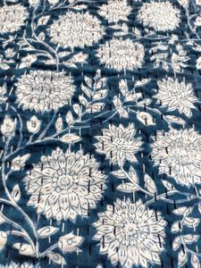 Pur coton lavé à la main réversible Handblock imprimé bébé Kantha couette pour achat en gros au meilleur prix - Product Image 5