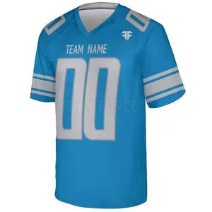 Vêtements de sport d'équipe, maillots de football américain à manches courtes respirants personnalisés - Haute qualité FURY FORCE 100% polyester personnalisé - Product Image 1