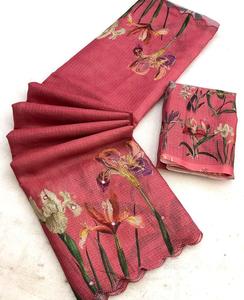 Diseñador indio, último Sari llamativo, Sari indio tradicional, fiesta exclusiva, ropa de fiesta, ropa de novia, Sari de aspecto rico - Product Image 1