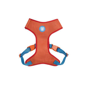 Harnais réglable pour animaux de compagnie Gibson, style simple, motif à carreaux uni, en polyester, disponible en tailles XS, S, M, L, XL, XXS, avec boucles et rivets - Product Image 1