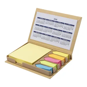 Calendrier personnalisé Calenot avec notes adhésives, marque-pages promotionnels, gadgets - Product Image 1