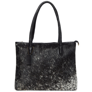 กระเป๋าถือสะพายไหล่หนังคุณภาพสูงสำหรับผู้หญิงกระเป๋าสะพายข้างมีซิปภายนอกทำจากหนังวัวกระเป๋าถือขนาดใหญ่ - Product Image 1