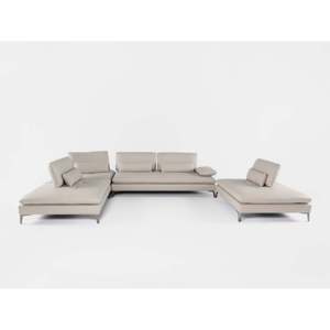 Contemporary <b>Chesterfield</b> <b>Sofa</b> Sectional Convertible Genuine Leather Set for Home Living Room Furniture - Product Image 1