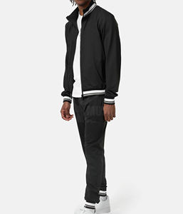 ชุดวอร์มแบบเรียบสำหรับผู้ชายชุดวิ่งจ๊อกกิ้งสำหรับผู้ใหญ่เสื้อวอร์มแห้งเร็วโลโก้ออกแบบได้ตามต้องการ - Product Image 1