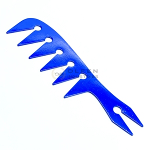 Peine de acero profesional para hombre, superventas, peine de peluquero, logotipo personalizado, Material de mango de plástico de acero inoxidable, uso en salón - Product Image 4