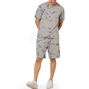 Nuevo Conjunto de Pantalones Cortos de Dos Piezas para Hombre, Estilo Urbano, Casual, Transpirable, de Secado Rápido, con Logotipo Personalizado, Talla Grande, Verano, 100% Algodón - Product Image 1