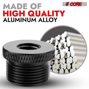 5 Core Mic Stand <b>Adapter</b> 12 Pieces 5/8 Male to 3/8 Female Screw Thread Conversion Connector - Product Image 4