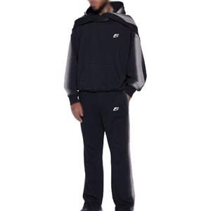 เสื้อฮู้ดผู้ชายสไตล์ใหม่ขายดี ดีไซน์โดดเด่น ผ้าคอตตอน/โพลีเอสเตอร์ 100% ย้อมสีเรียบ แห้งเร็ว ระบายอากาศดี บริการ OEM - Product Image 1