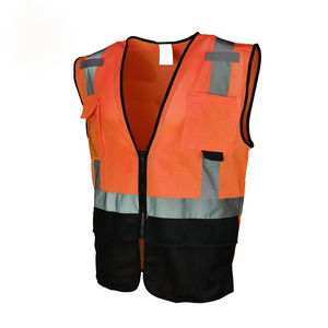 Chaleco de Seguridad de Malla de Poliéster Reflectante, Camisa de Trabajo Impermeable, con Logotipo Personalizable - Product Image 6