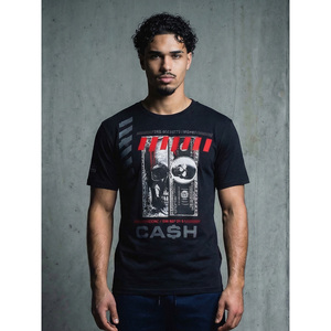 Camiseta de Manga Corta para Hombre NEW JOURNEY, 100% Algodón Orgánico, Corte Regular, Estampada en Negro, 200 Gramos, Jersey, Estampado Serigrafiado, Diseño Sólido - Product Image 1