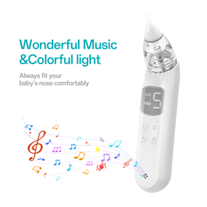 Succionador de nariz portátil <span class=keywords><strong>para</strong></span> bebé, <span class=keywords><strong>aspirador</strong></span> <span class=keywords><strong>nasal</strong></span> automático <span class=keywords><strong>para</strong></span> bebé con música de succión de 5 niveles y luz <span class=keywords><strong>para</strong></span> limpieza de nariz - Product Image 3