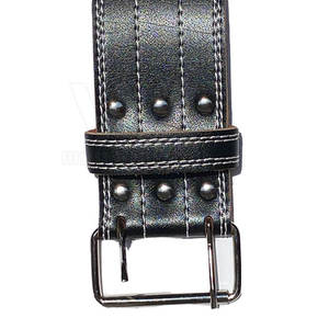 Cinturón de Levantamiento de Pesas de 10 mm, Cinturón de Protección para Fitness y Levantamiento de Pesas 2026, Cuero Genuino de Alta Calidad, Logotipo Personalizado Aplicado - Product Image 5