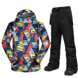 Traje de Esquí Impermeable, Chaqueta y Pantalones Térmicos para Snowboard, Conjunto Deportivo para Exteriores, Resistente al Viento, en Varios Colores - Product Image 3