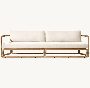 Precio de fábrica Muebles de jardín de gama alta Sofá de teca <span class=keywords><strong>Maro</strong></span> Diseño contemporáneo Sofá al aire libre Sofá para patio y uso al aire libre - Product Image 2