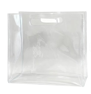 กระเป๋าใส PVC แบบมีหูหิ้ว ตัดแบบไดคัท กันน้ำ ใช้ซ้ำได้ สำหรับใส่ของช้อปปิ้ง ของใช้สำหรับเดินทาง และเครื่องสำอาง - Product Image 2