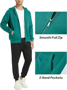 Sudadera con Capucha de Felpa de Algodón Lavado Vintage, Sudadera Holgada Unisex de Moda Urbana - Product Image 3