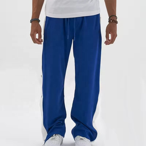 กางเกงวอร์มขาบานสำหรับผู้ชายมาใหม่2024โลโก้ตามสั่งแฟชั่น - Product Image 5