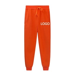 Pantalones deportivos personalizados para hombres y mujeres, pantalones largos de entrenamiento con estampado personalizado para correr, bolsillo en la cintura con cordón, estilo informal - Product Image 4
