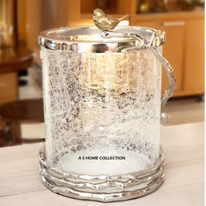 Vaisselle tendance en aluminium et verre de qualité alimentaire, facile à nettoyer, pour servir à la maison, à l'hôtel et lors de fêtes - Product Image 2