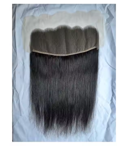Peluca elegante de encaje frontal sin procesar creada con cabello humano para un efecto de cuero cabelludo sin defectos Volumen de larga duración y textura natural suave - Product Image 1