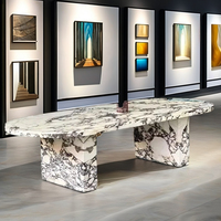 Ensembles de meubles de salon Table centrale moderne Calacatta alto Tables basses en marbre stockage HX marque Villa utiliser des meubles de maison