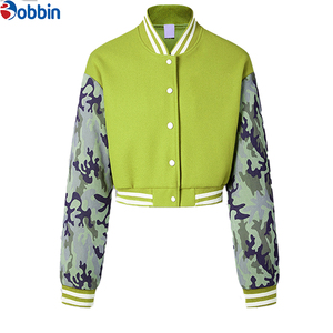 Veste courte de style universitaire pour femmes BOBBIN INDUSTRIES, meilleure variété, élégante, couleur personnalisée, manches longues, longueur courte, vêtements décontractés tendance - Product Image 3