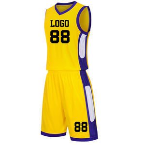 Ropa de entrenamiento deportivo de tela transpirable de alta calidad, uniformes de baloncesto por sublimación personalizados, ropa deportiva para niños, incluye conjuntos de pantalones cortos - Product Image 1