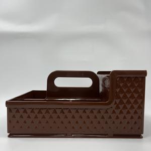 Custom PP Multi-Compartment <b>Plastic</b> Tray with Drain Hole Handle Restaurant Dining Table OEM/ODM Custom Logo <b>Storage</b> <b>Bins</b> & <b>Boxes</b> - Product Image 1