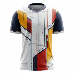 Camiseta de Fútbol Sublimada con Botones, Ligera, 100% Poliéster, Camiseta de Fútbol para Entrenamiento - Product Image 4