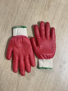 Vietnamese <b>Rubber</b> Coated Anti-Cut Anti-Slip Reusable Cotton Latex Coating Knit Wrist 10 Gauge Safety Gloves Gardening Protection - Product Image 4
