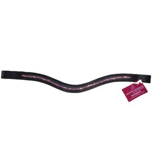 Banda de cejas con logotipo personalizado de la mejor calidad, accesorio ecuestre de cuero de primera calidad con caballo decorativo de cristal ostentoso para montar a caballo - Product Image 1