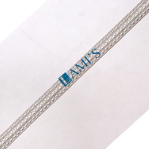 Handmade 10mm Knitted Braided <b>Trim</b> 25 Meter Roll for Shoes Officer Trousers Custom Metallic Textile Craft Custom Logo Wholesale - Product Image 6