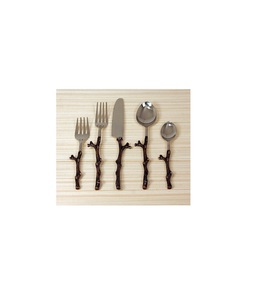 Cubiertos modernos y elegantes, juego de cubiertos de metal de acero inoxidable, aptos para lavavajillas, a prueba de óxido, adecuados para ocasiones especiales diarias - Product Image 2