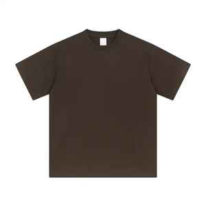 Camiseta de lujo de peso pesado de algodón 100% de alta calidad, camiseta Unisex con estampado personalizado de Logo Boxy Fit en blanco, camiseta de gran tamaño para hombre - Product Image 2