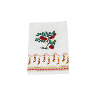 Serviette de cuisine luxueuse et douce en coton 100% brodé, super absorbante et à séchage rapide, écologique pour la maison, l'hôtel et la restauration