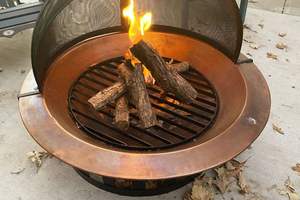 High quality iron <b>fire</b> <b>pit</b> with handcrafted finished and excellent heat distribution for patio and garden comfort - Product Image 6