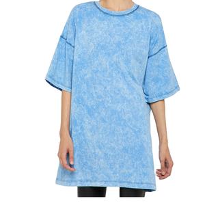 เสื้อยืดซักได้สำหรับผู้ชายเสื้อลายปักโลโก้แบบกรดเสื้อยืดระบายอากาศได้สำหรับกลางแจ้งทันสมัย - Product Image 1