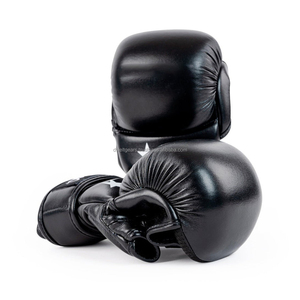 Concevez vos propres gants d'entraînement de boxe et de MMA personnalisés en cuir PU avec fermeture auto-agrippante – Vente en gros - Product Image 3
