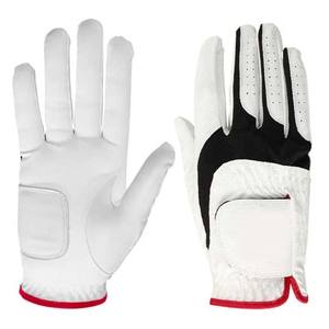 Gants de golf 100% authentiques en cuir de mouton respirant et doux avec logo personnalisé antidérapant pour hommes - Product Image 1