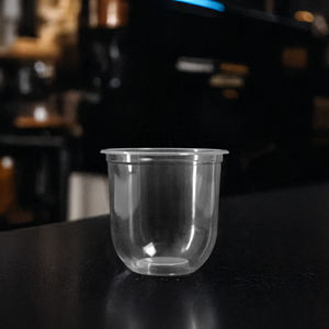 Quang Quan, vasos de plástico desechables de 95mm con tapa, Material PET/PP, pared simple transparente, tamaños de 16/20/24oz para bebidas frías, té con leche - Product Image 6