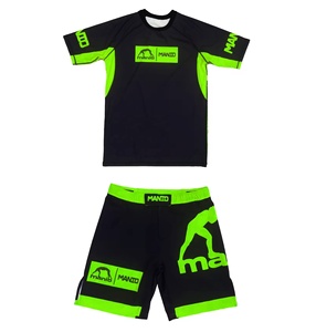 2025 vente en gros hommes MMA Spandex Polyester vêtements de sport respirant Arts martiaux porter - Product Image 3